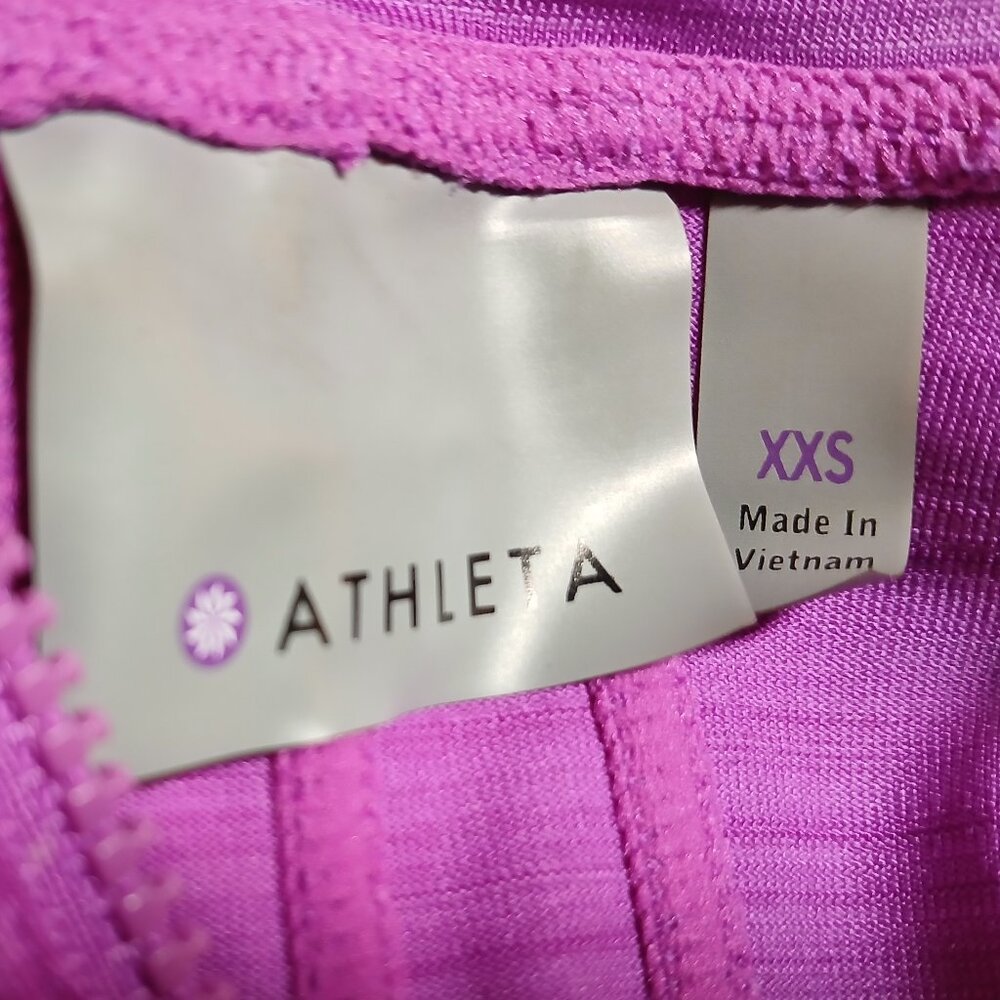 ATHLETA Fuschia Activewear Pullover XXS - EUC - Picture 3 of 7
